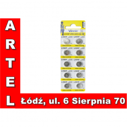 Bateria alkaliczna AG10 1131 1130 LR54 1,5V Vinnic