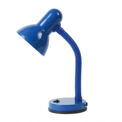 Lampka biurkowa LORA E27 230V niebieska