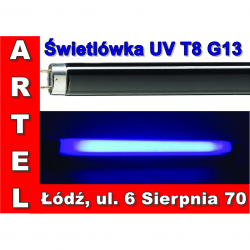 Świetlówka UV 36W G13 T8 czarna ultrafiolet BLB