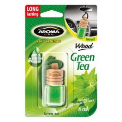 Zapach do auta zawieszka buteleczka WOOD Green Tea