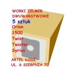 Worki papierowe ZA-02 1500 Orion Syriusz Silent