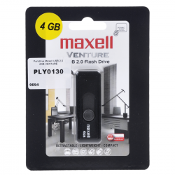 Pendrive Maxell USB 2.0 4GB Venture PLY-0130